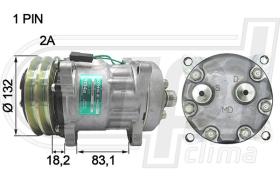 Automotive SD0731 - COMP.ORIGINAL OEM SD7H15 2A H-R(MD)24V