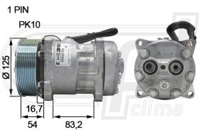 Automotive SD0749 - COMP.ORIGINAL OEM SD7H15 PK10 12V FLEX 125MM