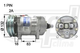 Automotive SD0767 - COMP.ORIGINAL OEM SD7L15 2A H-O 12V R404