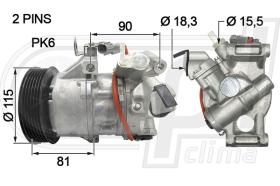 Automotive TO0028 - COMP.ORIGINAL OEM TO YARIS 1.0-1.3 02-05