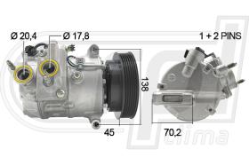 Automotive VO0046 - COMP.ORIGINAL OEM S60-S80-V70 3.2V6 10-