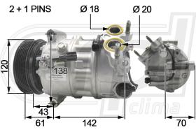 Automotive VO0047 - COMP.ORIGINAL OEM V60-XC60-V70 2.0D4 15- SD
