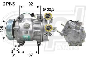 Automotive VO0066 - COMP.ORIGINAL OEM V40-S60-S80-V60-V70 1.6D2 11-15