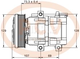 · ACP855000P - COMP.MAHLE NEW P/FORD