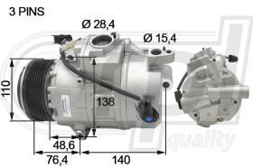 Automotive BW5065 - COMP.F01-F02-E71 X6 35I 12- RQ
