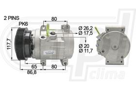 Automotive DW0018 - COMP.ORIGINAL OEM CAPTIVA 2.0VCDI