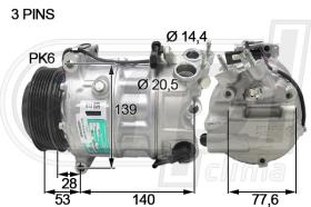 Automotive JG0017 - COMP.ORIGINAL OEM JG XF-XJ-RROVER 3.0D 12-