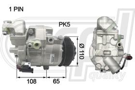 Automotive MB5015 - COMP.W168 A-W414 VANEO 140-170CDI RQ