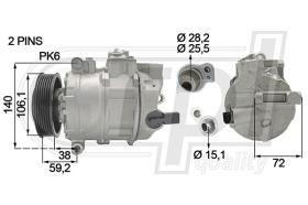 Automotive MB5043 - COMP.SPRINTER/CRAFTER 2.5CDI 06- RQ