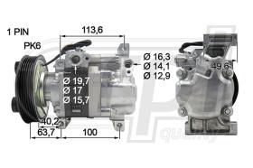 Automotive MZ5018 - COMP.MZ 3 1.4-1.6 04- RPL