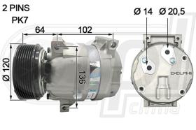 Automotive RE0076 - COMP.ORIGINAL OEM MASTER II-III 2.5DCI