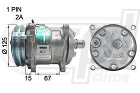 Automotive SD0593 - COMP.ORIGINAL OEM SD5S09 2A H-O 12V