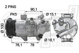 Automotive TO0045 - COMP.ORIGINAL OEM AVENSIS-VERSO 2.0D4D 03-06