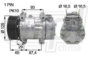 Automotive VO0062 - COMP.ORIGINAL OEM CAMIAO FE-RVI K 13- PK10