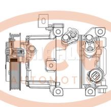 PCV ACP631000P - COMPRESOR P/HYUNDAI / KIA MAHLE NEW