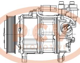 PCV ACP600000P - COMPRESOR P/BMW MAHLE NEW
