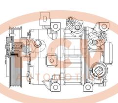 PCV ACP635000P - COMPRESOR P/MITSUBISHI MAHLE NEW