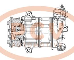 PCV ACP654000P - COMPRESOR P/FORD MAHLE NEW