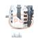 PCV F000BL07G9 - ALTERNADOR JOHN DEERE 125A 12V SEG NEW