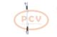PCV 822550P - CONDENSADOR P/OPEL / ISUZU PCV NEW T/VALEO